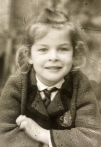 Agathe Széchényi as a second grade pupil. Portugal, 1969