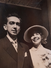 Svatební fotografie z roku 1958