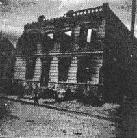 Rozbitý Dolní Benešov 02 / 1945