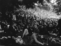 Visitors of the Folk Lipnice festival, 1984-1988
