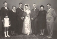 Wedding of Vladimír Vlček in July 1968