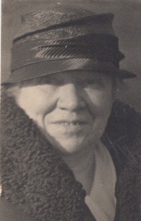His wife's grandmother Blažena Fajtová