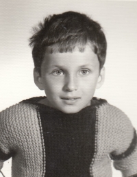 Son Jakub Čapek in 1980-photo taken by the Austrian police during an application for political asylum