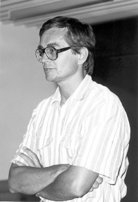 Marcel Rejmánek na workshopu organizovaném Českou botanickou společností při příležitosti 90. narozenin profesora Emila Hadače, Praha 2004