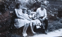 Alois Matěj with his wife Zdenka and children Zdenek, Alois and Radomír