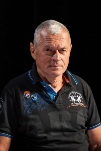 Witness Peter Hochschorner during recording 