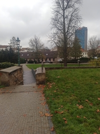 A current photo of the place where Ilja Šedo was first detained by the State Security in 1982. The exact location can be found under this link: https://mapy.cz/s/pazakurucu
