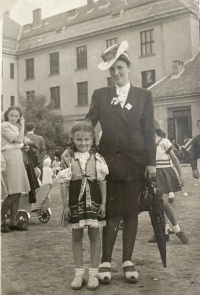 Danica with her mother Oľga