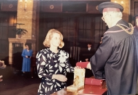 Danica Okrucká's graduation