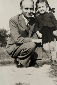 JUDr. Vojtech Okrucký with his daughter Danica