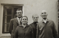 Rudolf Jurecka with his sister Jarmila and parents Alois and Maria, 1969		