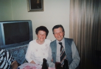 Husband and wife Rudolf and Ludmila Jurecka, 1990s		