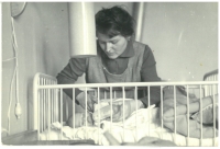 Narození dcery Veroniky, leden 1964