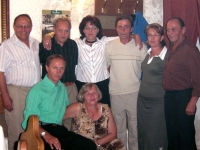 Jan Köhler visiting the Czech Republic with his siblings (first from the bottom left), 2005