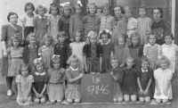 At the end of the 1st grade. Jana, top row, second from right
