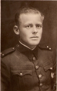 Ernst's dad in the Czechoslovak army. 1935