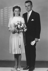 Wedding with Markéta Marešová, 1962