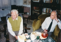 Jiří Berounský (on the right) with Professor Jaroslav Slavík between 2002-2005