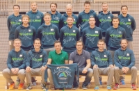 Vladimír Haber (nahoře uprostřed) jako trenér německého týmu Fichtelgebirge