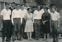 Přemysl Malý, graduation photo, 1964