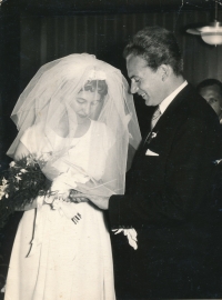 Kristián Topič and Věra, 1960