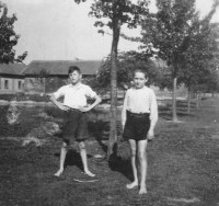 Václav Šimíček with his brother