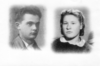 Parents of the storyteller, Daine Filipova and Ivan Kabyn, in their school years. 