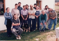 Clients of the centre for addiction treatment, Hladná u Albrechtic, 1990s
