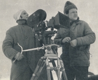 Director Jan Schmidt and cameraman Jiří Macák