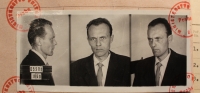 Photographs of Vladislav Čap from a court file from 1960
