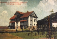 The Felsenhotel (Rock Hotel) in Bukowina, built in 1903, served the tourists of the Table Mountains. A big attraction were the carriages that brought tourists from the spa town of Kudowa. In 1922 it became a mission house (Missionshaus) for evangelical missionaries, in the 1950s the house was taken over by the medical institute in Wroclaw, which established here first a children's sanatorium for the treatment of respiratory diseases and since 1990 the institute for the treatment of hematological diseases Orlik