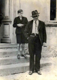 Jan Hercl, witness´s father, with his son Jaroslav 