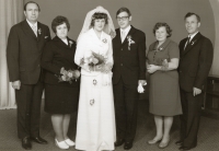 Svatba Jana Opočenského v roce 1976