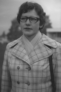 Jan Opočenský´s sister Marie in 1970