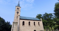 Evangelical church in Pstrążna in 2022