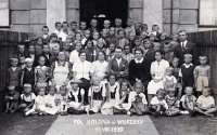 In a group of children from the Polish school in Vrbice, 1939