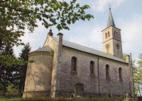 The stone evangelical church in Pstrążna, built in 1848 thanks to Pastor Bergman