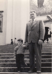 Father Vincenc Spáčilík with his brother Josef