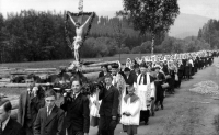 Procession in Staré Hamry / 1940s