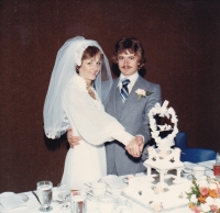 Her husband's brother Josef in Canada - the wedding of Pamela and Josef in Canada, November 11, 1978