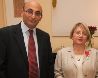 Leyla is awarded the Legion of Honor at the French Embassy in Baku,
22 May 2013

