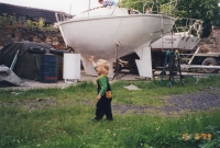 Concrete boat, Neštěmice, 1999
