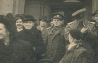 Václav Fechtner in the middle, on the right Jan Fechtner Sr., uncle of Jan Fechtner, after the war