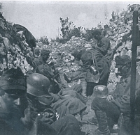Battle on the Soča River, World War I, Václav Fechtner first from the right