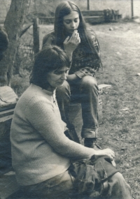 Dana a Pavla Němcovy, 1979 (Foto O. Němec)