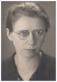 His mother Božena Divišová (née Chalupová), 1945–1946