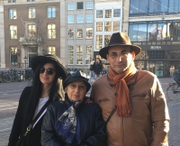 Family together again, Amsterdam, 20 April 2016