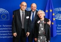 With President of the European Parliament, Martin Schultz, 6 July 2016