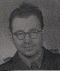 František Horák in a photo from his youth in a service uniform 3