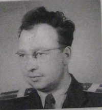 František Horák in a photo from his youth in a service uniform 4